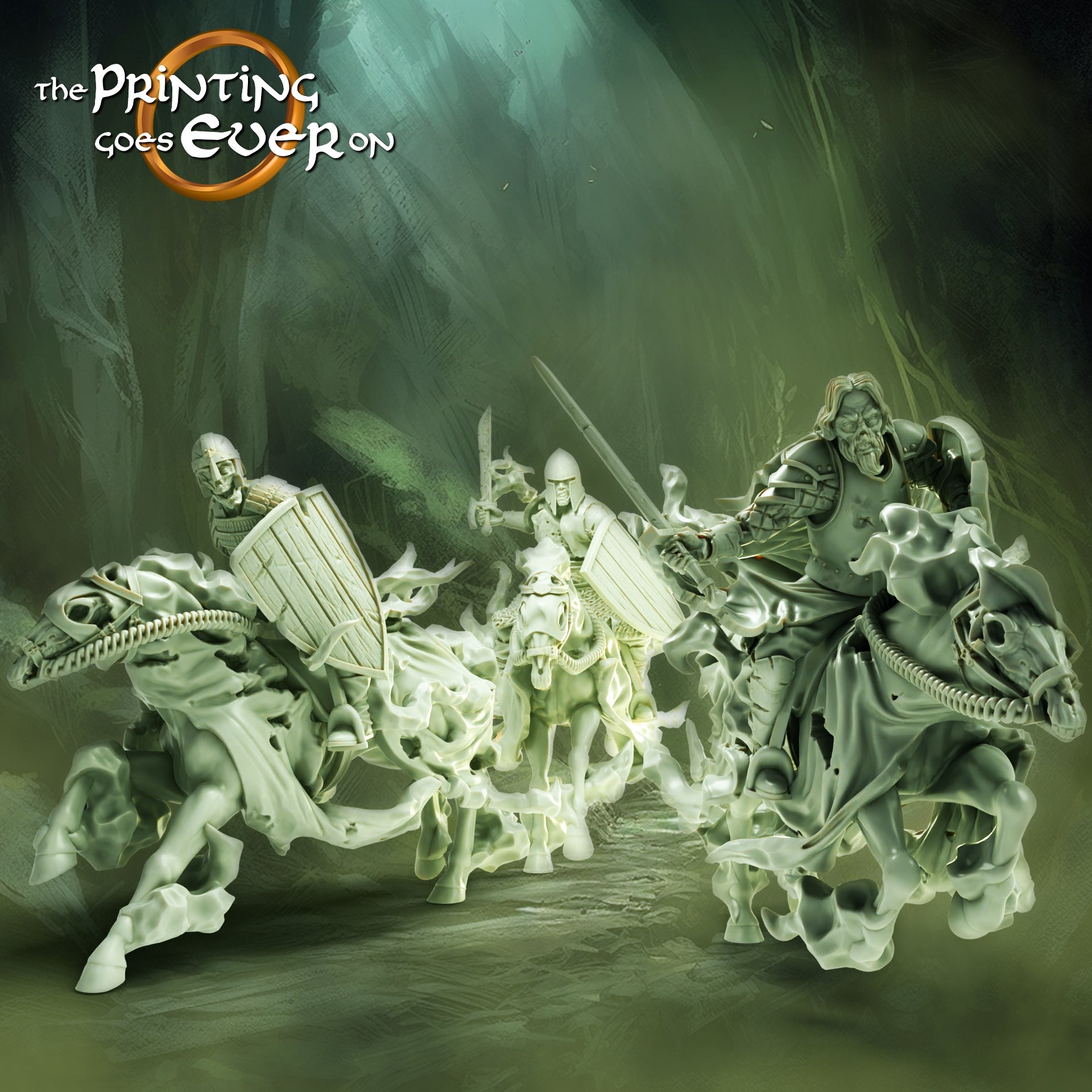 Foto del producto Tabletop 28mm The Printing Goes Ever On (TPGEO) 0: Ejército Fantasmal: Guerreros de los Muertos - Ejército de los Condenados y Villanos