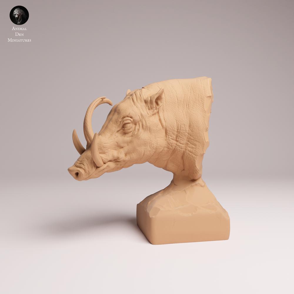 Foto del producto Tabletop 28mm Lord of the Print (LotP) 2: Figura de animal salvaje: Cerdo de Sulawesi - Bueste (25_12_07)