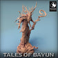 Foto del producto Tabletop 28mm Lord of the Print (LotP) 0: Miniatura de Tabletop: Lechy / Leshy, druida del bosque, guardián del bosque, príncipe de las dríadas con bastón y búho (24_01_P)