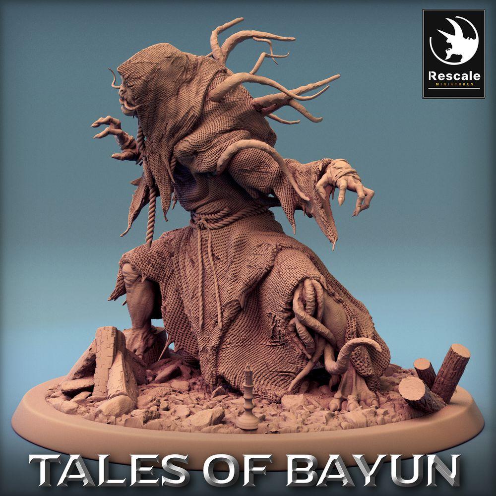 Produktfoto Tabletop 28mm Lord of the Print (LotP) 0: Tabletop Miniatur: Dunkler Kultist Warlock - Dämonenbeschwörer, Nekromant und Eldritch Tentakelmagier (24_01_C1)