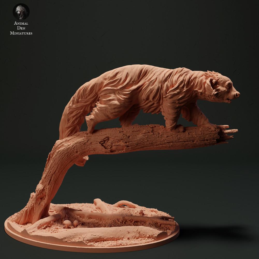 Foto de producto, figura de animal Animal Den Miniatures 0: figura de animal salvaje: binturong (23_05_10)