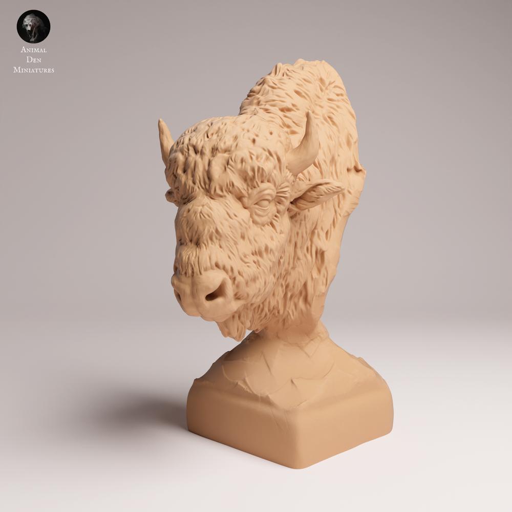 Foto de producto 1: Figura de animal salvaje: Bisonte americano - Busto (25_09_06)