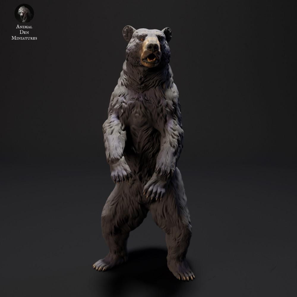 Foto de producto de figura animal Animal Den Miniatures 0: Figura de animal salvaje: oso negro - de pie (23_09_15)