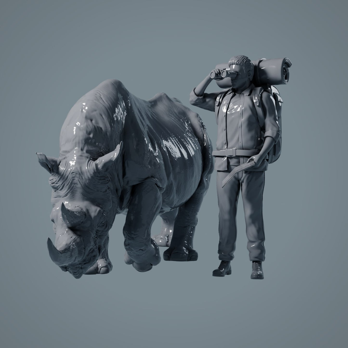 Rinoceronte Africano - Animales de la Sabana (23_02_06)