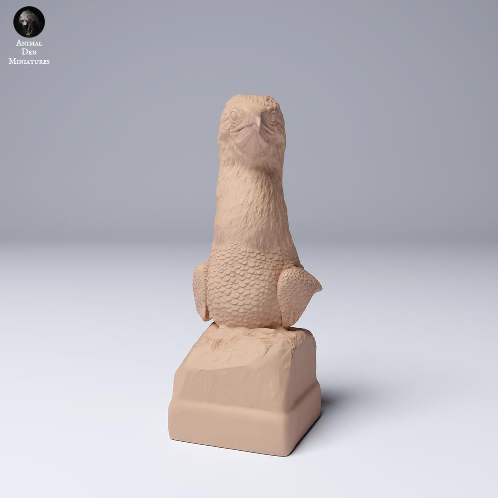 Foto de producto 1: Figura de animal ave marina: piquero de patas azules - busto (24_08_02)