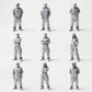 Hip-Hop, Urban y Streetwear: 9 figuras de resina sin pintar en vista abierta