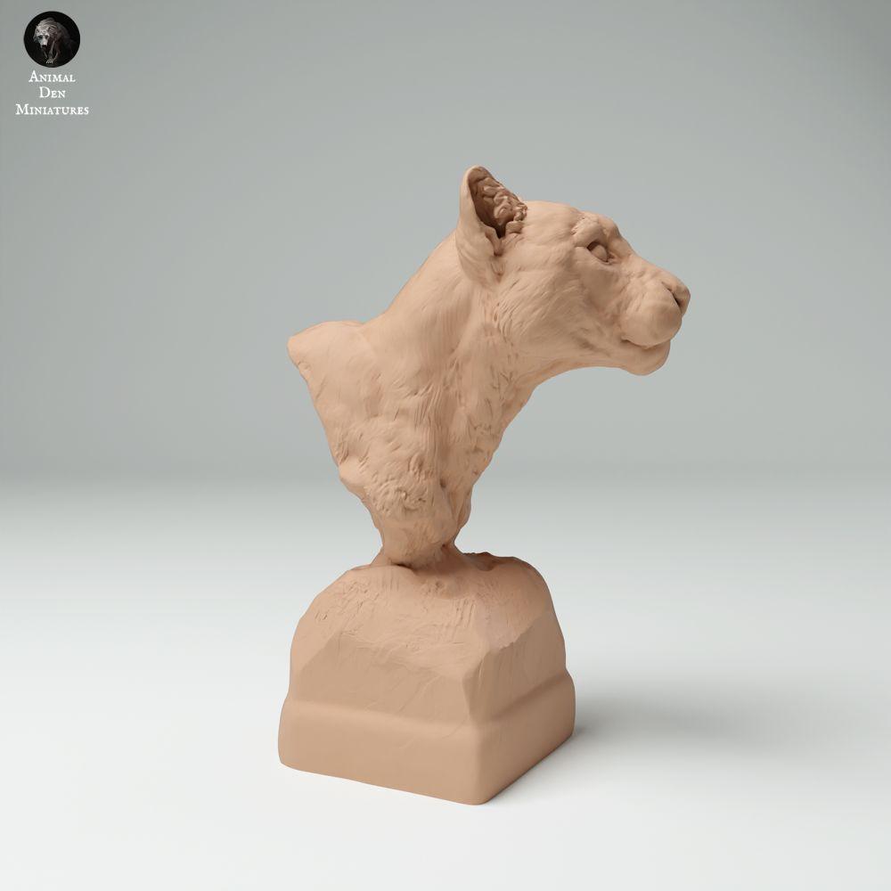Foto de producto 0: Figura de animal salvaje: pantera nebulosa - busto (25_02_05)