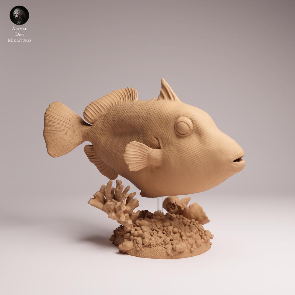Foto de producto 2: figura de animal marino: pez ballesta payaso (25_10_07)