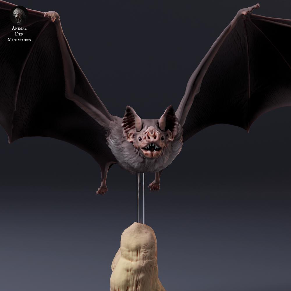 Foto del producto, figura de animal Animal Den Miniatures 6: Figura de animal: vampiro común - volando (26_10_03)