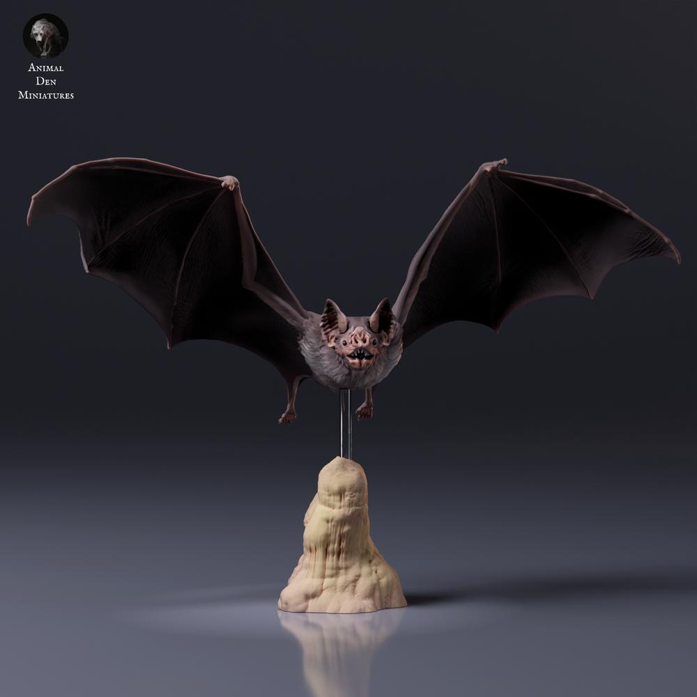 Foto del producto figura de animal Animal Den Miniatures 7: figura de murciélago: vampiro común - volando (26_10_03)