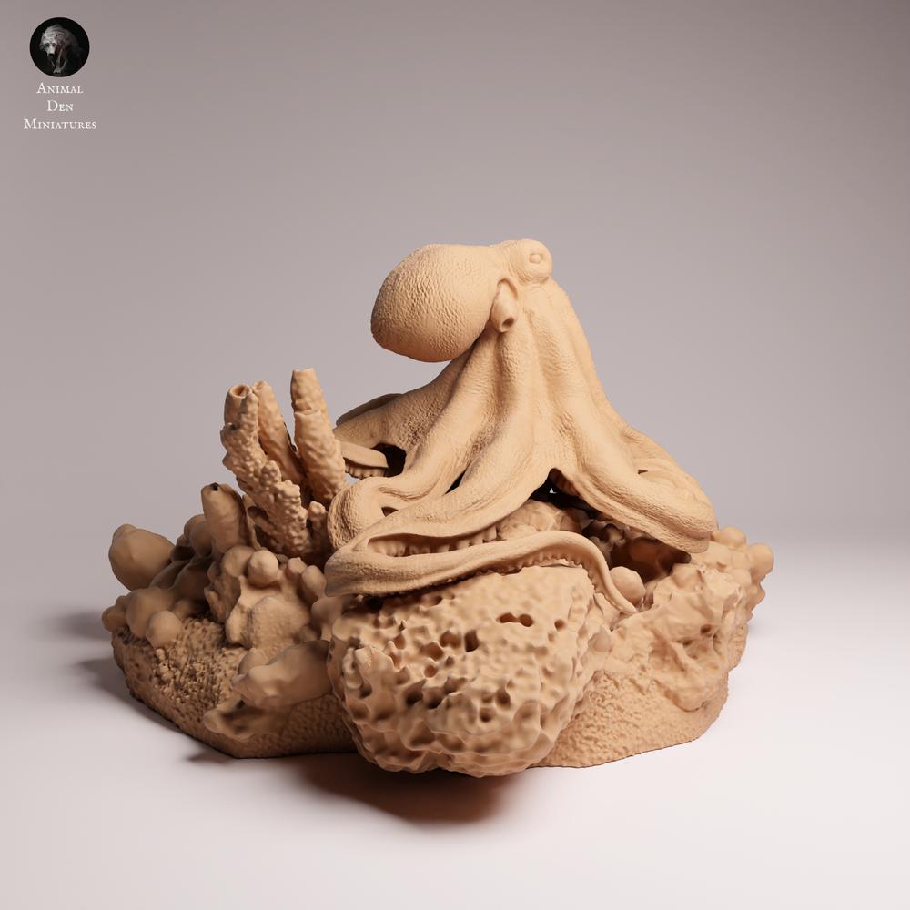 Foto del producto 0: figura de animal marino: pulpo de día (25_10_05)