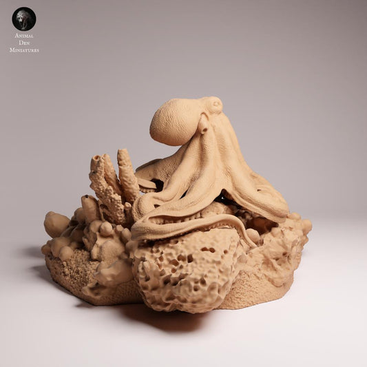 Foto del producto 0: figura de animal marino: pulpo de día (25_10_05)