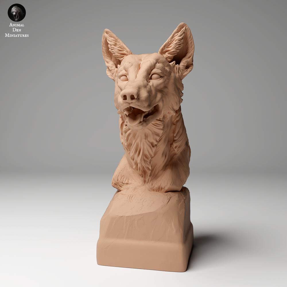 Foto de producto figura de animal Animal Den Miniatures 2: Figura de animal salvaje: Dingo - Busto (24_06_06)