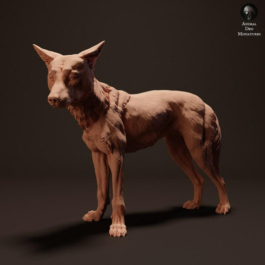 Foto de producto de figura animal Animal Den Miniatures 0: figura de animal salvaje: dingo (23_04_11)