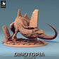 Foto del producto Tabletop 28mm Lord of the Print (LotP) 0: Miniatura de Tabletop: Concavenator, dinosaurio depredador, bestia prehistórica, lagarto gigante parecido a un dragón, monstruo jefe (24_06_C6)