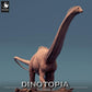 Foto del producto Tabletop 28mm Lord of the Print (LotP) 0: Figura de fantasía: Diplodocus Sauropod - Dino de cuello largo, coloso prehistórico, figura de monstruo y montura (24_06_F2)