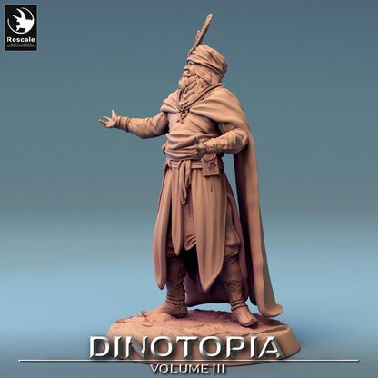 Foto del producto Tabletop 28mm Lord of the Print (LotP) 0: Figura de fantasía: Señor comerciante y emir del desierto, oráculo, diplomático y líder de caravanas (24_06_E15)