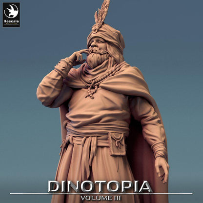 Foto del producto Tabletop 28mm Lord of the Print (LotP) 0: Miniatura de Tabletop: Príncipe del Desierto y Señor Nómada, Líder de Caravana y Sultán - Desert Prince Nomad Lord (24_06_E22)