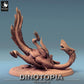 Foto del producto Tabletop 28mm Lord of the Print (LotP) 0: Miniatura de Tabletop: Oviraptor montura caída, Raptor alado, bestia dinosaurio, Montura Raptor (24_06_D2)