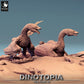 Foto del producto Tabletop 28mm Lord of the Print (LotP) 0: Miniatura de Tabletop: Nido de Microraptor, Raptoren de Plumas, Dúo de Raubsaurios, Cazadores de Manada (24_06_A1)