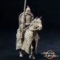 Produktfoto mittelalterliche historische Figur 75mm Scale The Printing Goes Ever On (TPGEO)  0: Mittelalterliche Ritter Figuren Reiter mit Speer B - 75mm Modelle - Krieger der Mark