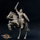 Foto del producto figura histórica medieval 75mm Scale The Printing Goes Ever On (TPGEO) 0: Figuras medievales caballero guardia A jinete familia real