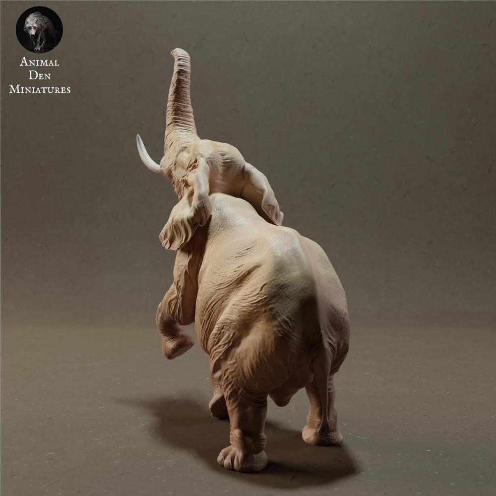 Foto de producto 3: Figura de animal salvaje: elefante macho de la African Savannah de pie (23_02_03)