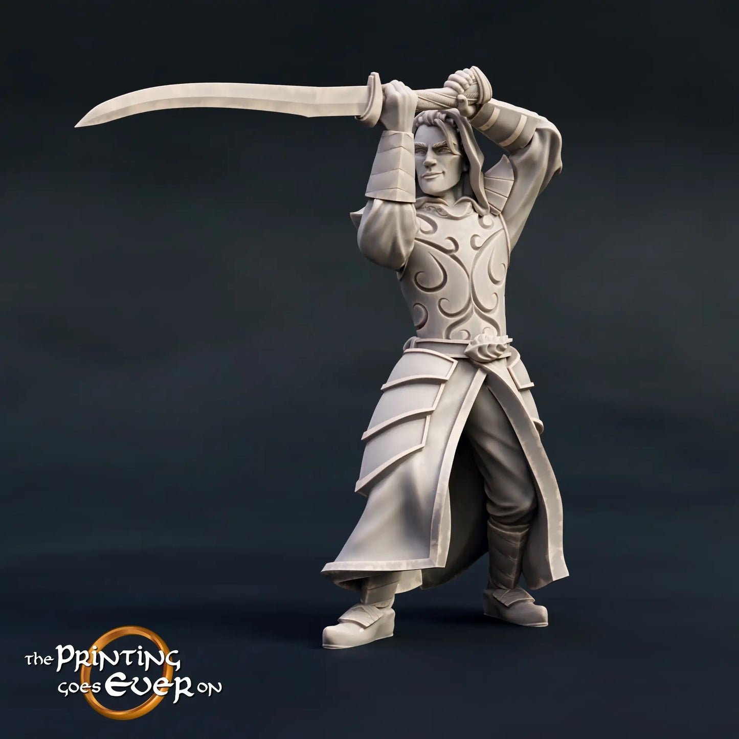 Foto del producto Tabletop 28mm The Printing Goes Ever On (TPGEO) 0: Líder Elfo: Hermanos Príncipes - Guerreros Hábiles