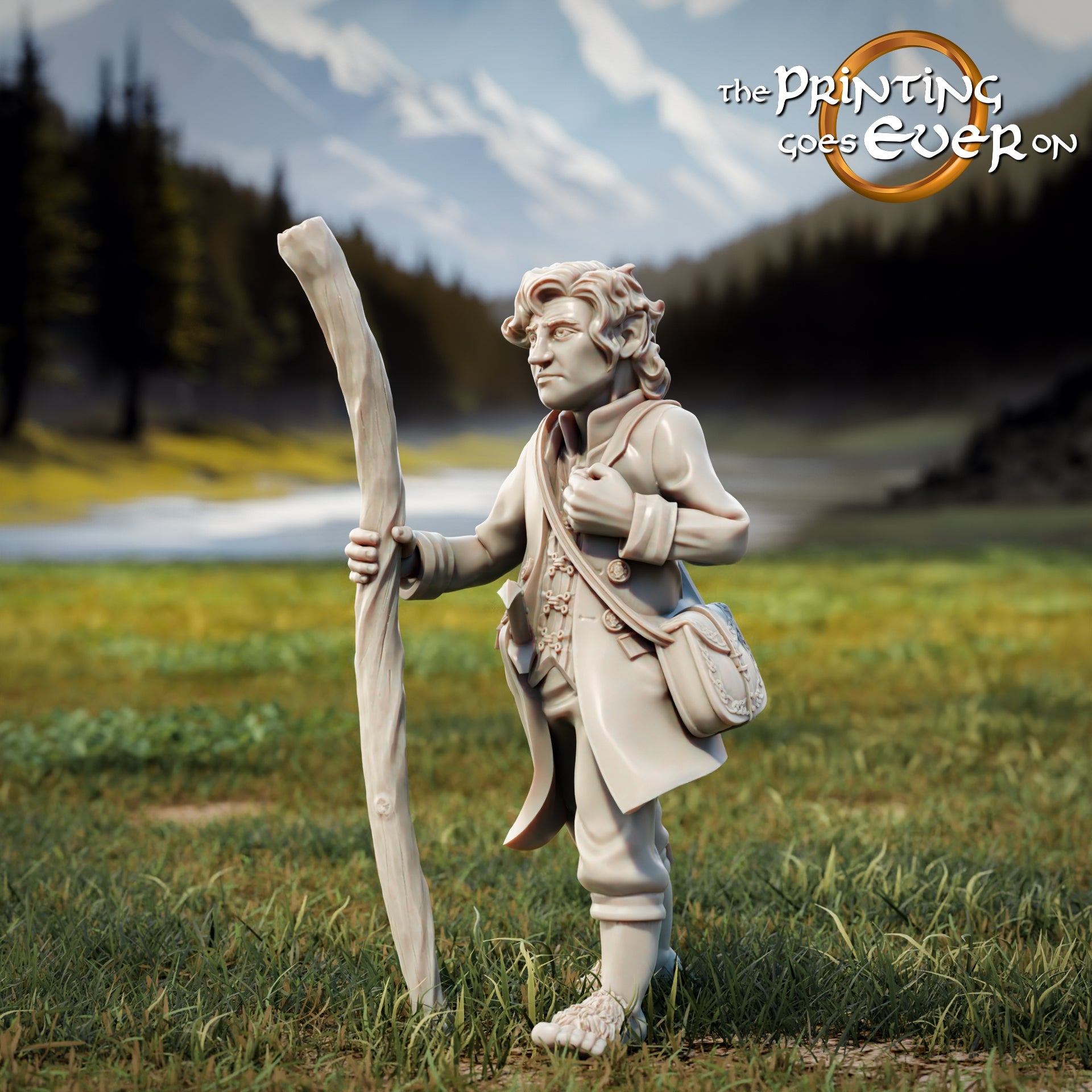 Produktfoto Tabletop 28mm The Printing Goes Ever On (TPGEO)  0: 9 Helden in Wanderpose Remastered: Gefährten aus Menschen, Elben, Zwergen und Halblingen - Wanderer