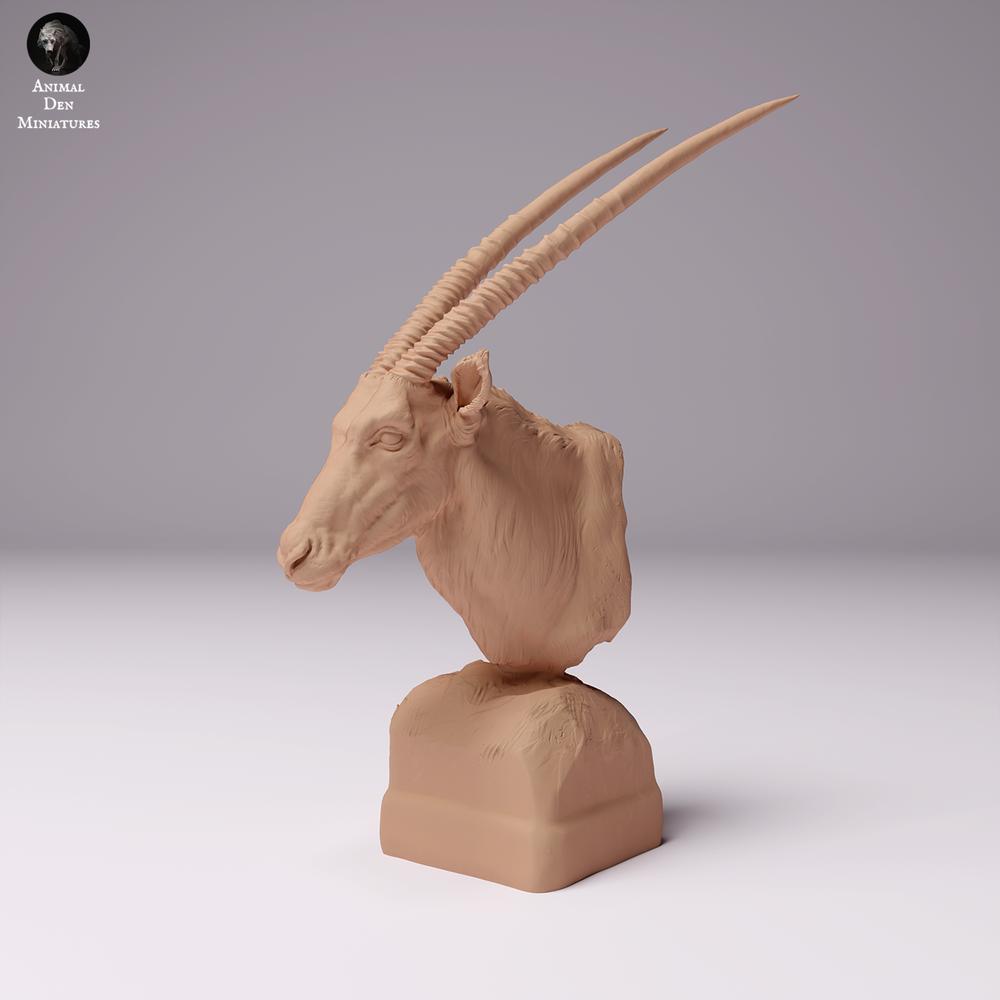 Foto de producto figura animal Animal Den Miniatures 0: Figura de animal salvaje: Órix - Busto (24_07_11)