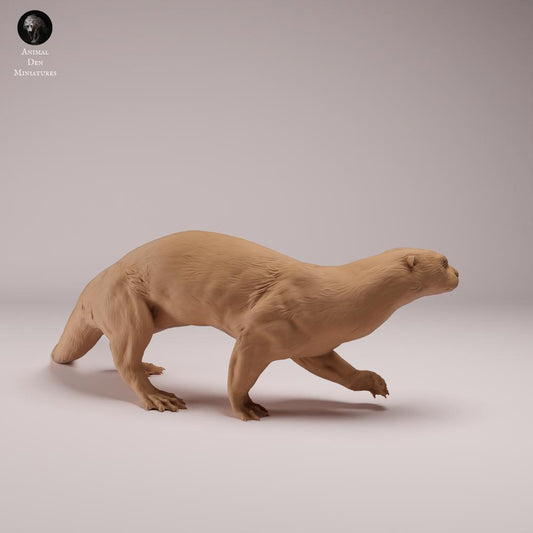Foto de producto, figura de animal Animal Den Miniatures 0: figura de animal salvaje: nutria gigante (26_08_04)