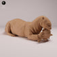 Foto de producto de figura animal Animal Den Miniatures 1: Figura de animal salvaje: nutria gigante - comiendo (26_08_03)