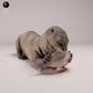 Foto de producto de figura animal Animal Den Miniatures 3: Figura de animal salvaje: nutria gigante - comiendo (26_08_03)
