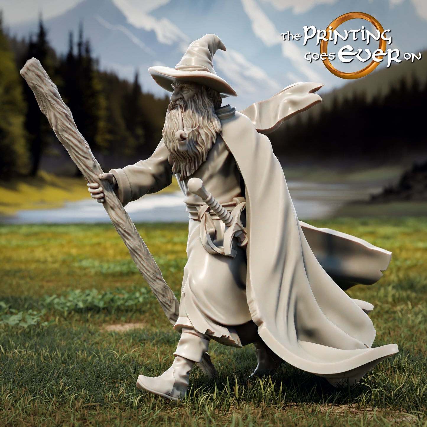 Produktfoto Tabletop 28mm The Printing Goes Ever On (TPGEO)  0: 9 Helden in Wanderpose Remastered: Gefährten aus Menschen, Elben, Zwergen und Halblingen - Wanderer