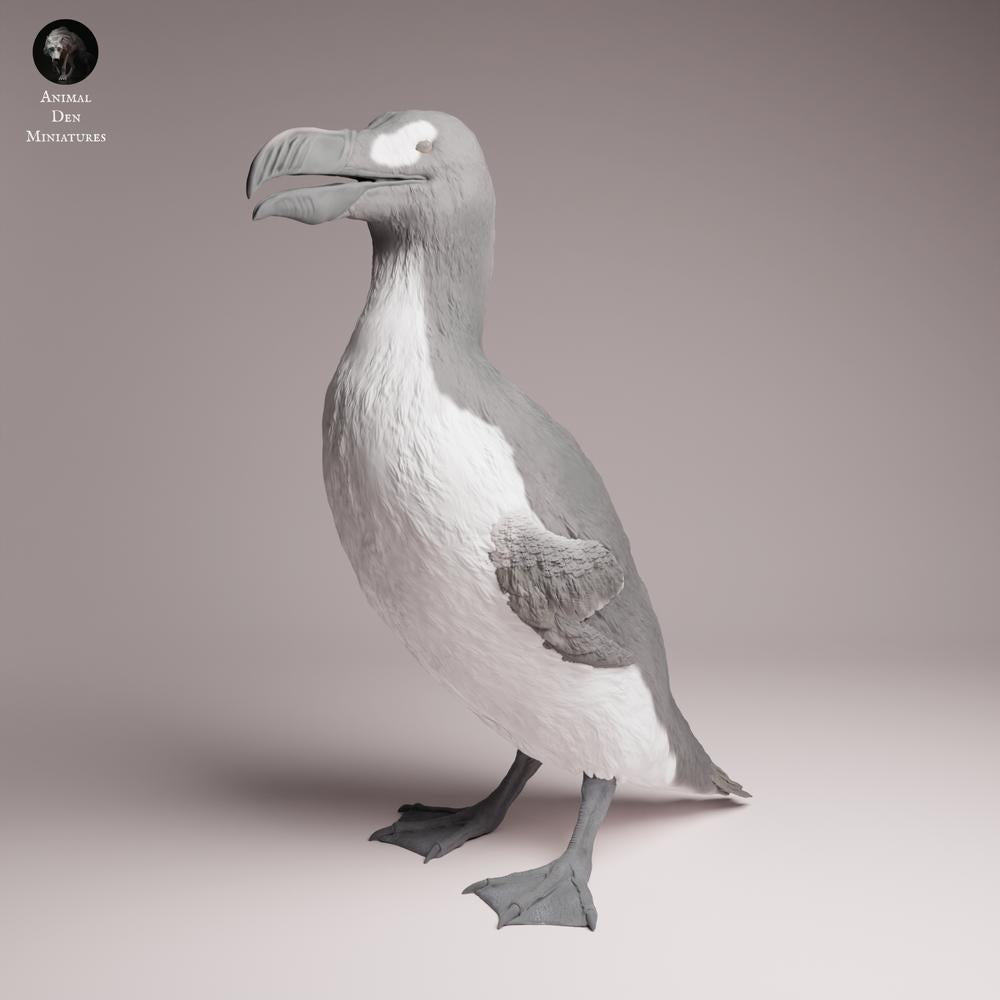Foto del producto Tabletop 28mm Lord of the Print (LotP) 3: figura de animal, ave: alca gigante - de pie (26_04_03)