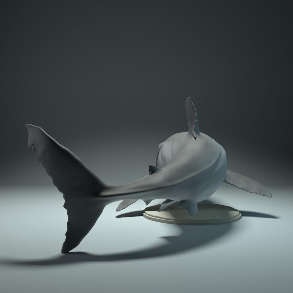 Foto de producto de figura animal Animal Den Miniatures 2: Figura animal marina: tiburón blanco (22_09_02)