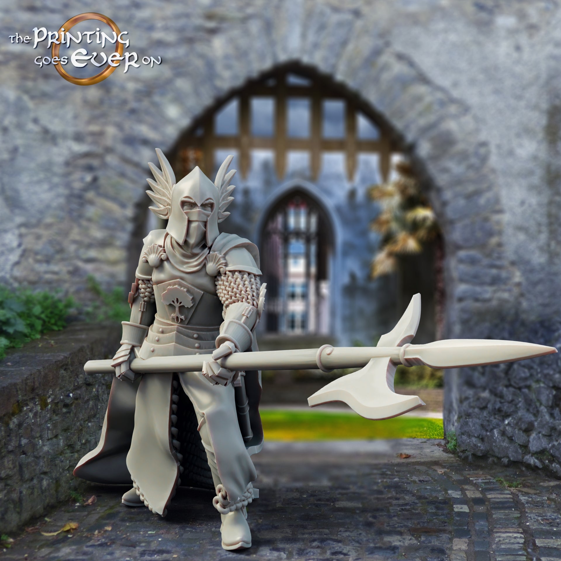 Foto del producto Tabletop 28mm The Printing Goes Ever On (TPGEO) 0: Guardia Real de Gonthan: Caballeros medievales - Guerreros de la ciudad blanca