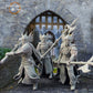 Foto del producto Tabletop 28mm The Printing Goes Ever On (TPGEO) 0: Guardia y arqueros: Grupo de caballeros medievales - Guerreros de la ciudad blanca