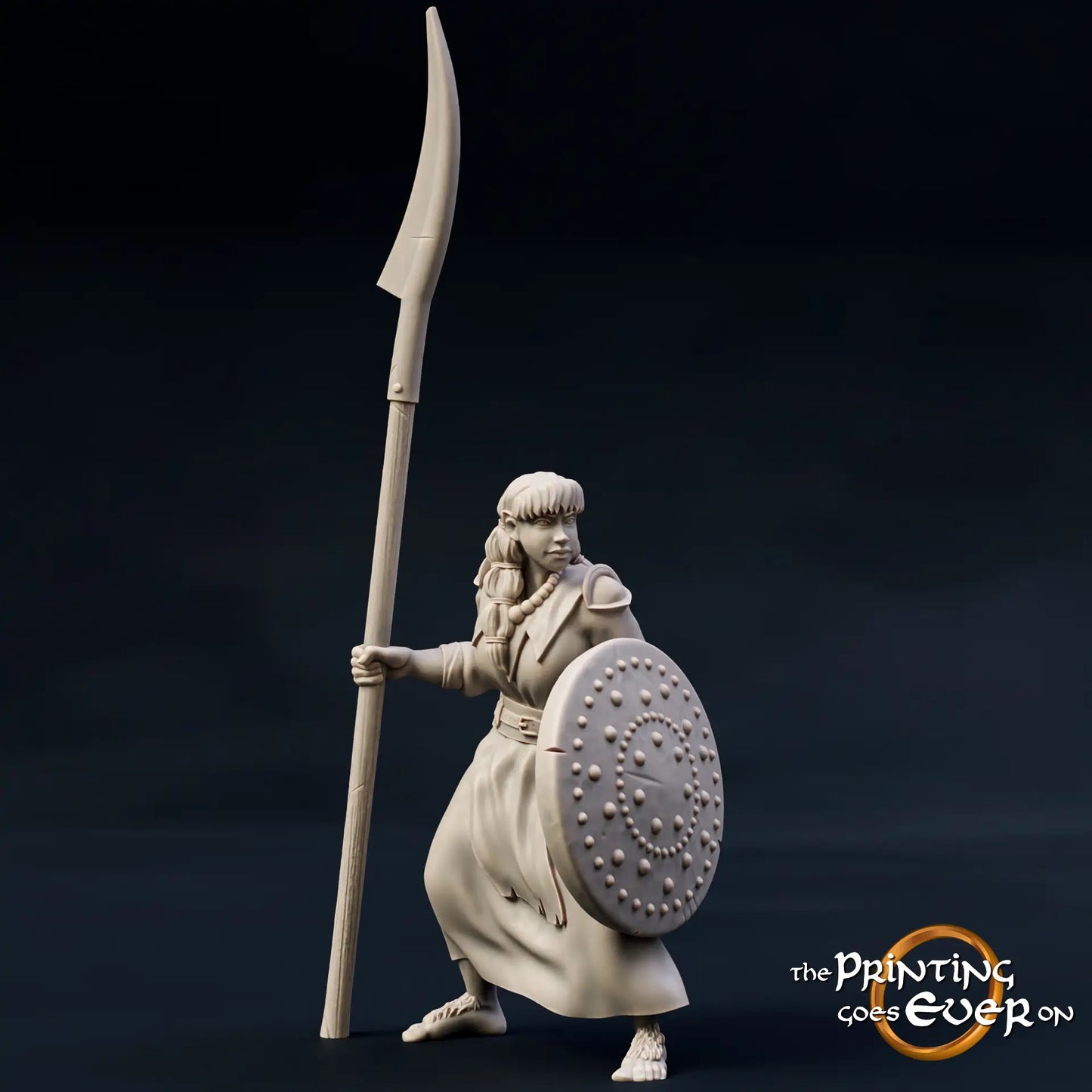 Foto del producto Tabletop 28mm The Printing Goes Ever On (TPGEO) 0: Escuadra de Halflings: Guerreros valientes - Infantería y jinetes