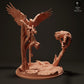 Foto de producto de figura animal Animal Den Miniatures 0: Figura animal de la jungla: águila harpía - cazando monos aulladores rojos (23_06_08)