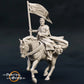 Produktfoto mittelalterliche historische Figur 75mm Scale The Printing Goes Ever On (TPGEO)  0: Mittelalterliche Ritter Figuren Ranger Reiter Standarte Waldläufer des Nordens