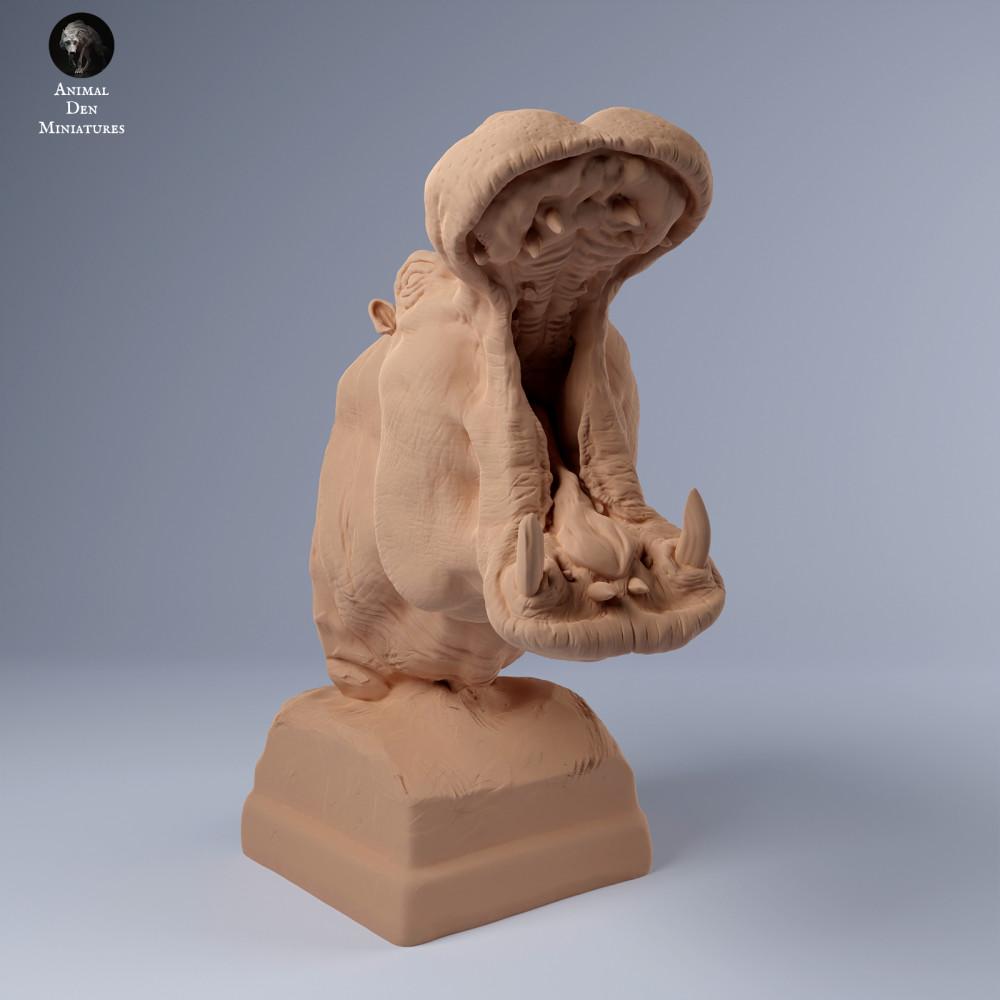 Produktfoto Tierfigur Animal Den Miniatures 1: Wildtier Tierfigur: Flusspferd-Büste (24_03_13)