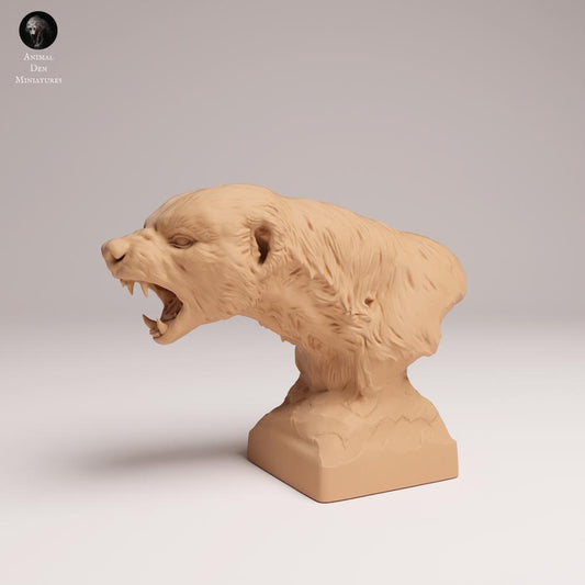 Foto de producto figura de animal Animal Den Miniatures 0: Figura de animal salvaje: tejón de miel - busto (25_08_15)