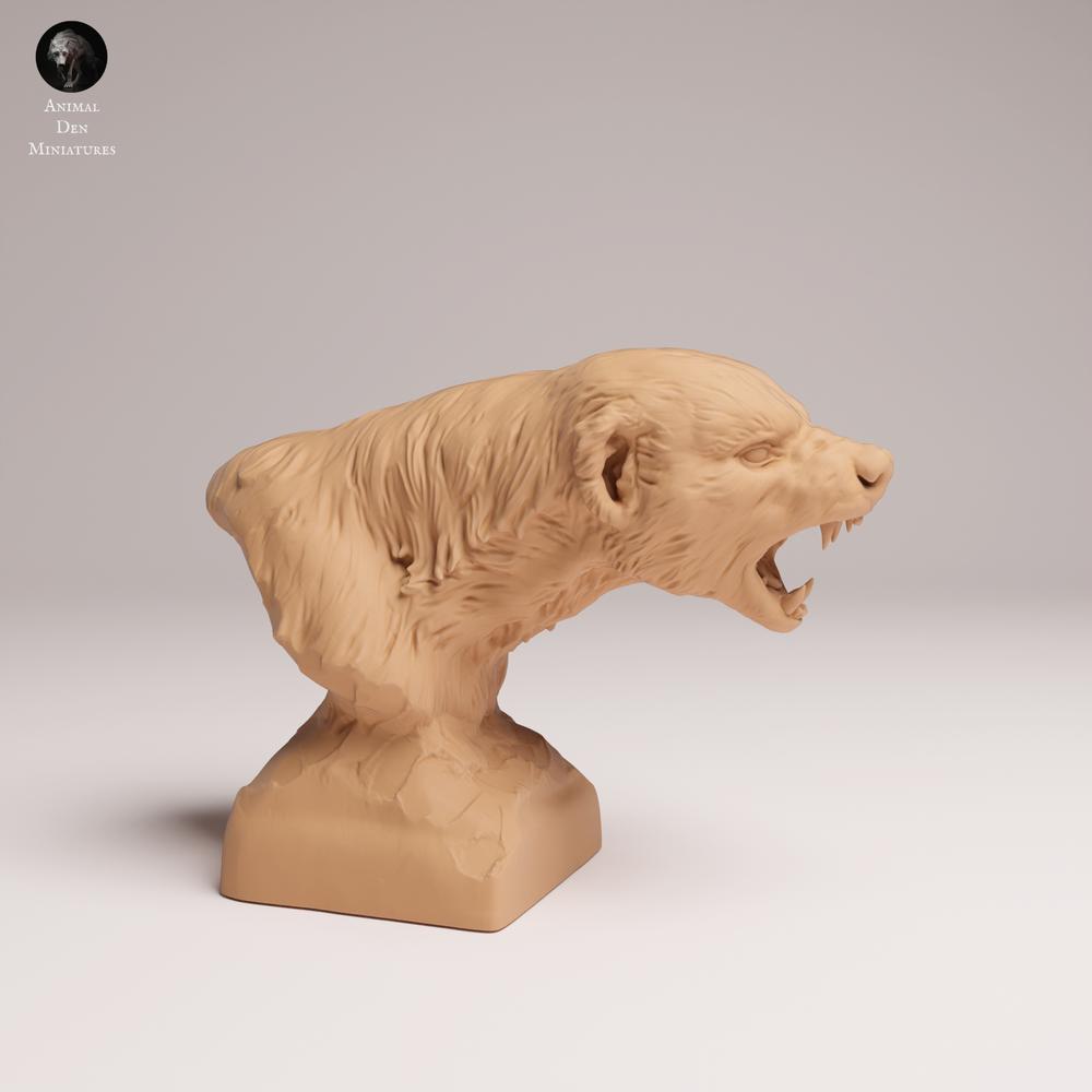 Foto de producto de figura animal Animal Den Miniatures 2: Figura de animal salvaje: tejón melero - busto (25_08_15)