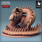 Foto del producto Tabletop 28mm Lord of the Print (LotP) 0: Miniatura de Tabletop: Dragón Serpiente Lindwurm, Jefe Wyrm, serpiente gigante enrollada (24_02_E1)