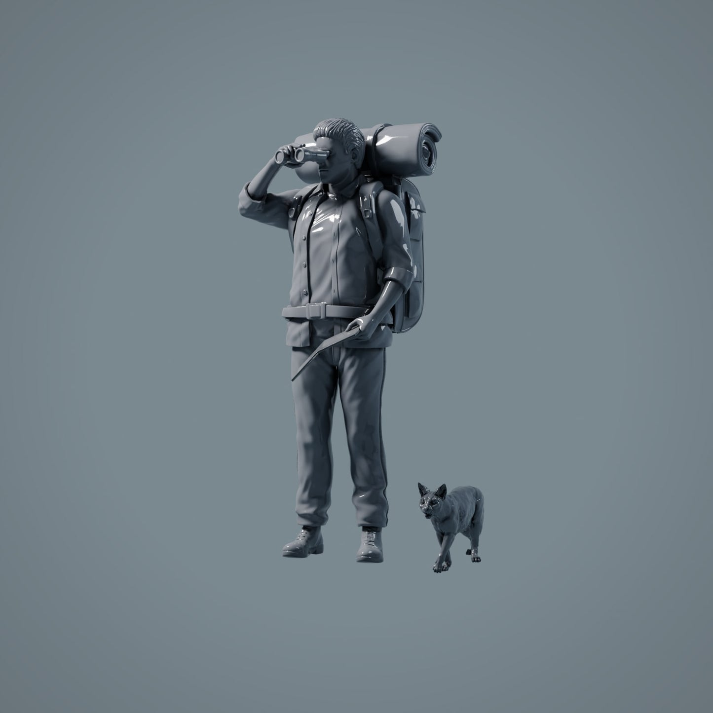 Figura de mascota: gato corriendo (a002)