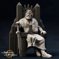 Foto del producto Tabletop 28mm The Printing Goes Ever On (TPGEO) 0: Familia Real de la Marca: Nobleza medieval - Rey con trono, Princesa, Portador de estandarte y Guardia