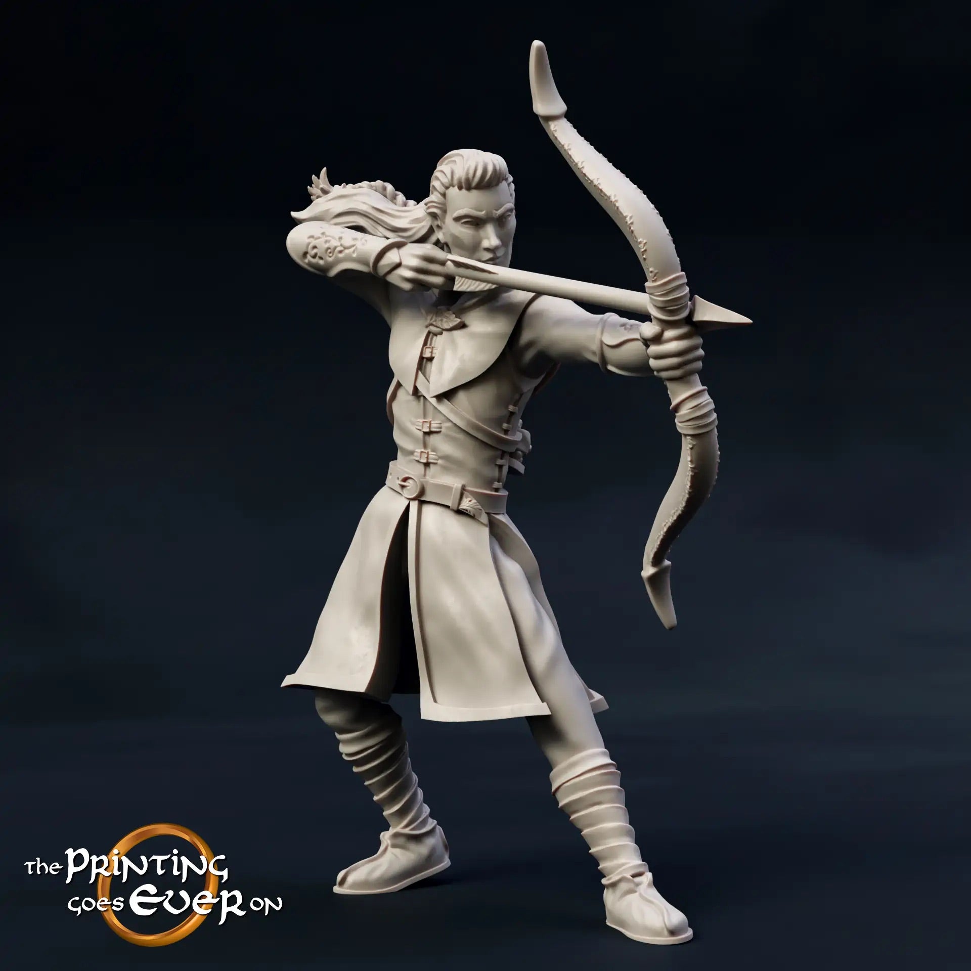 Foto del producto Tabletop 28mm The Printing Goes Ever On (TPGEO) 0: 9 héroes en pose de combate: compañeros de humanos, elfos, enanos y medianos - guerreros