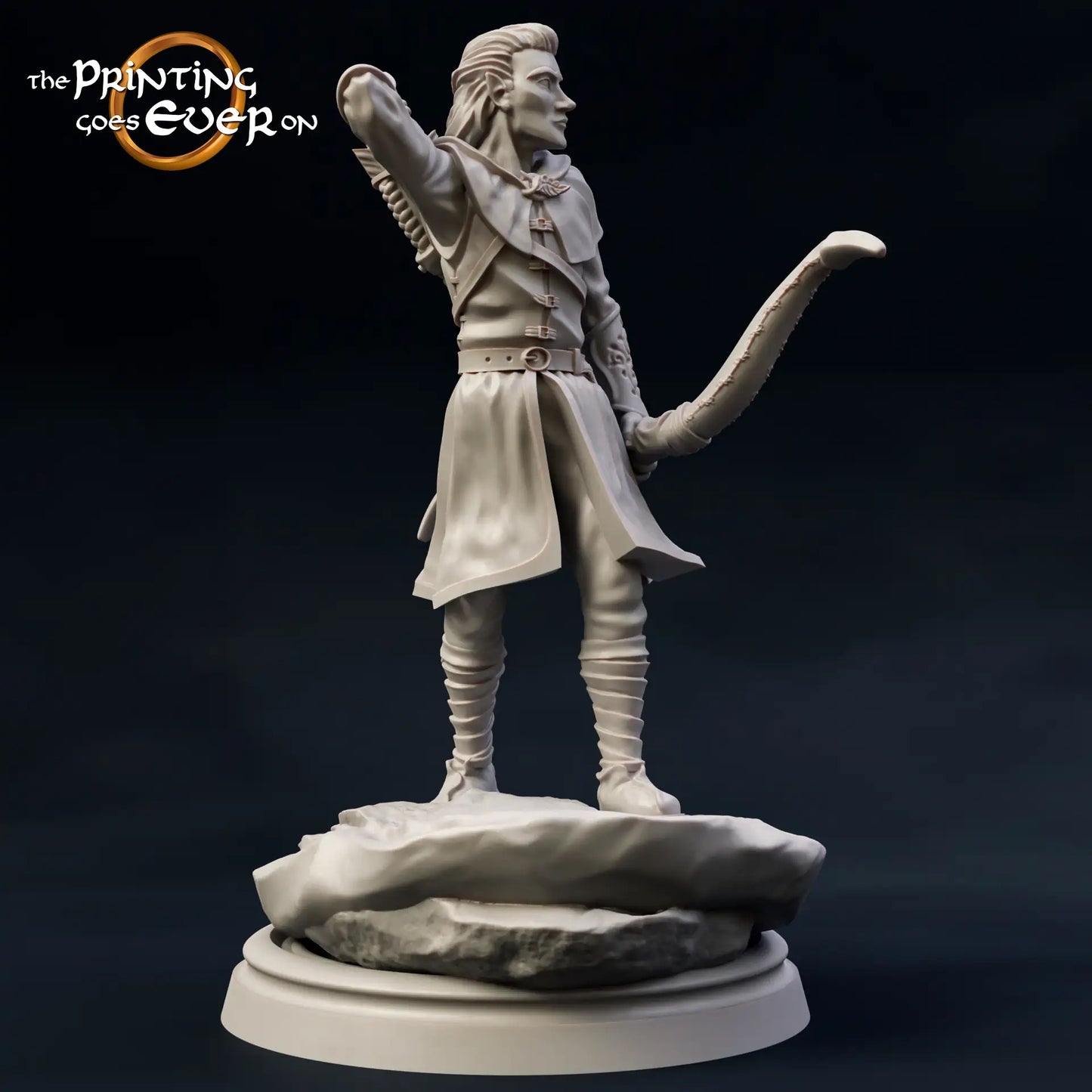 Foto del producto Tabletop 28mm The Printing Goes Ever On (TPGEO) 0: 9 héroes en pose de viaje: compañeros de humanos, elfos, enanos y medianos - Viajero