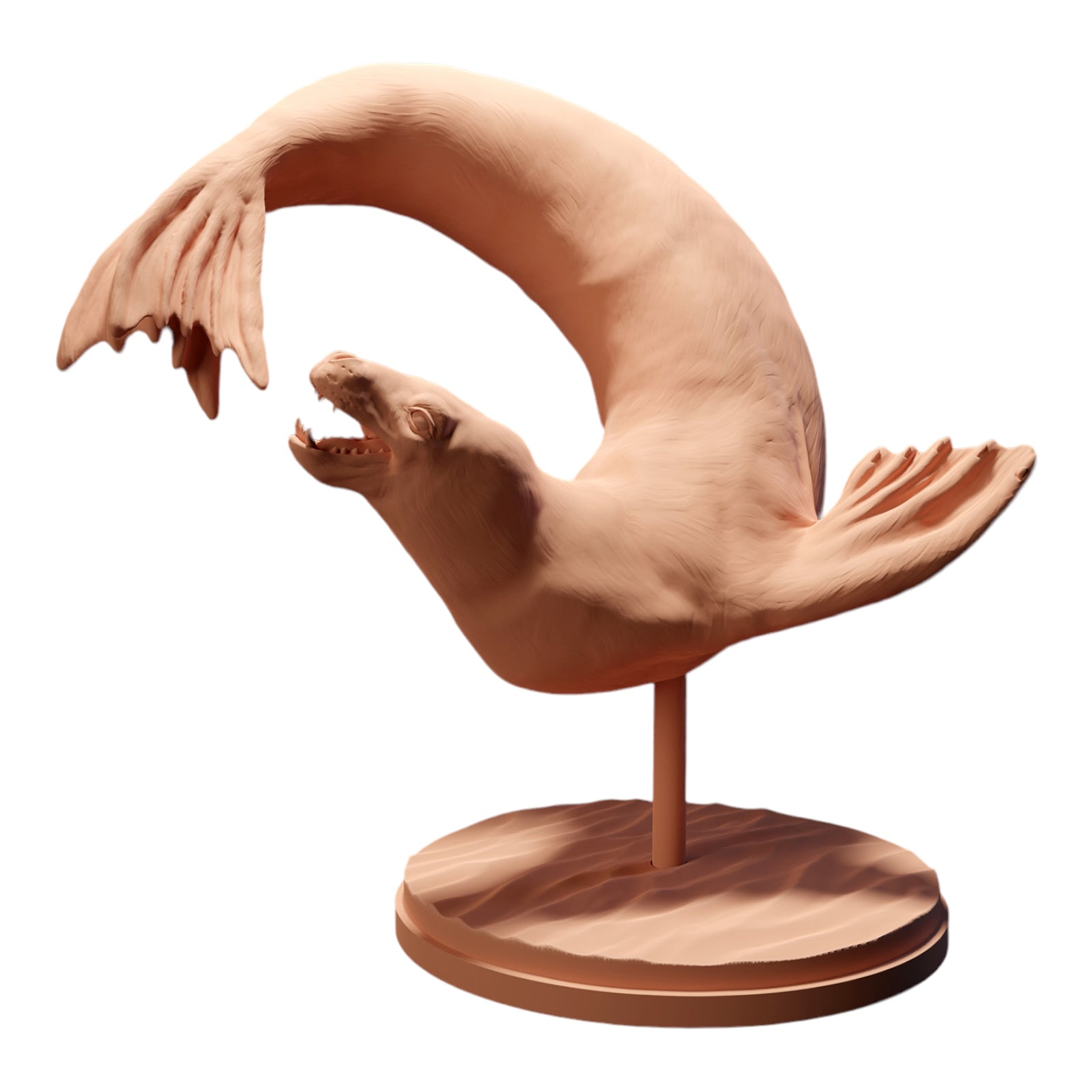 Foto del producto Diorama y modelo de figura en miniatura: figura de animal: foca